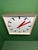Large Czech Industrial Square Factory Clock from Pragotron, 1970s For Sale - Image 4 of 9