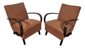 Vintage Armchairs from Jindrich Halabala, 1940s, Set of 2