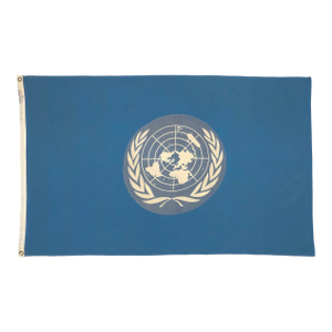 Vintage Cotton Flag of the United Nations