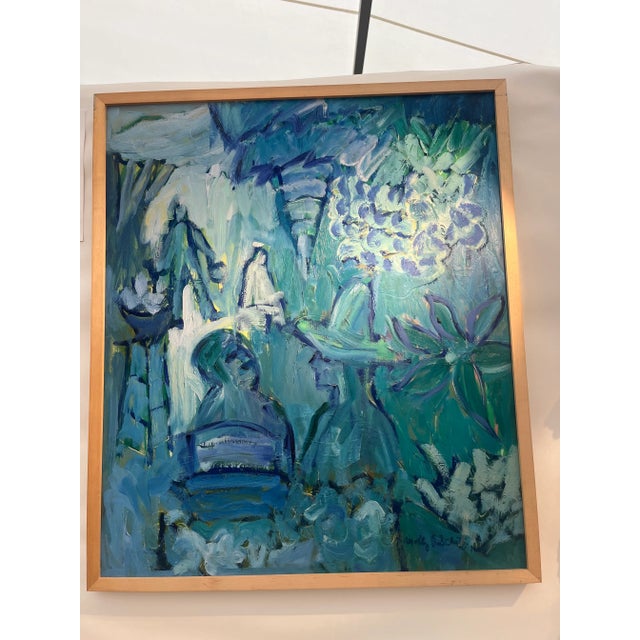 Stunning travel scene from the Mercado by artist Molly Schiff.