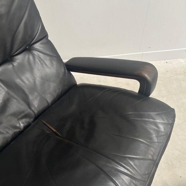 Set of King Chair and Ottoman from Strässle, 1960s For Sale - Image 9 of 15