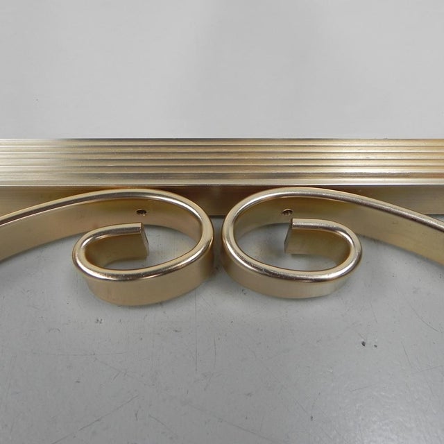 Vintage Faceted Mirror in Aluminum Frame, 1950s For Sale - Image 15 of 17