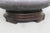 Tony Evans Raku Pottery Lidded Jar Drip Glaze Finish With Wood Display 4840b For Sale - Image 18 of 18