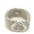 Metal 1990s Tiffany & Co Estate Somerset Heart Ring 7 Silver 9.60 mm For Sale - Image 7 of 7