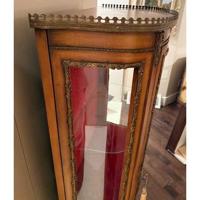 Late 19th Century Late 19th Century French Louis XV Ornamental Display Case For Sale - Image 5 of 9