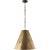Goodman Medium Hanging Light in Bronze and Hand-Rubbed Antique Brass with Hand-Rubbed Antique Brass Shade Designer: Thomas...