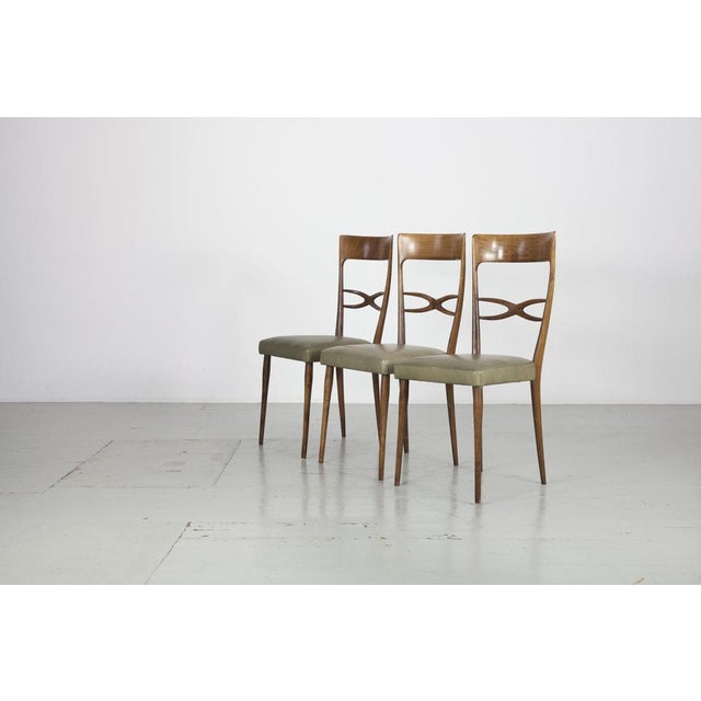 Brown Sedie Friuli Consorzio Chairs, Italy, 1950s, Set of 4 For Sale - Image 8 of 18