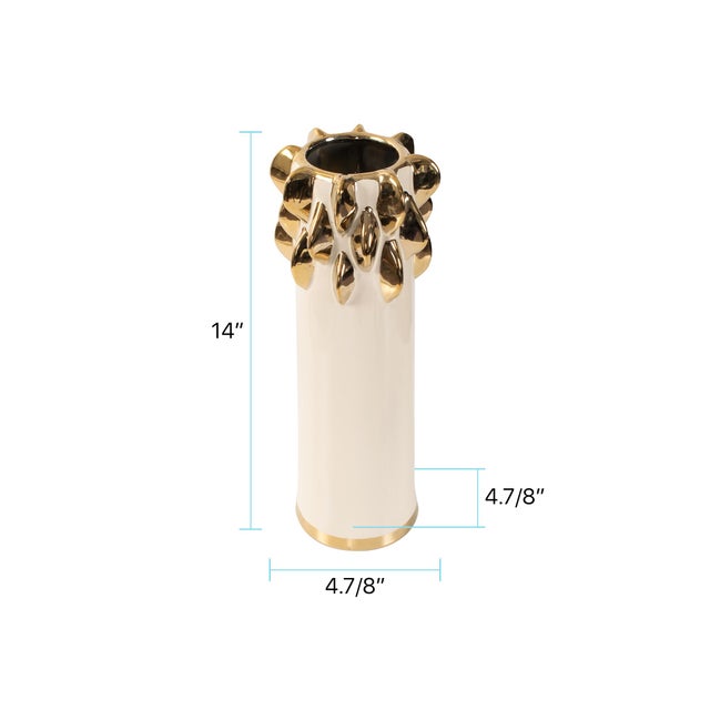 Gilded Vase Small For Sale - Image 10 of 11