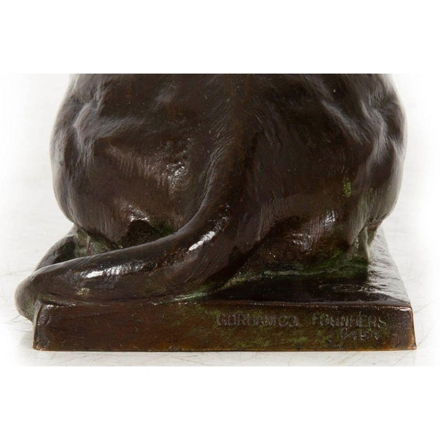 Rare American Bronze Sculpture “Princeton Tiger” by Alexander Phimister Proctor For Sale - Image 12 of 12