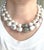 White Bochic "Capri" FreshWater Pearl, Pink Sapphire, Diamond & Mix gems Necklace For Sale - Image 8 of 18