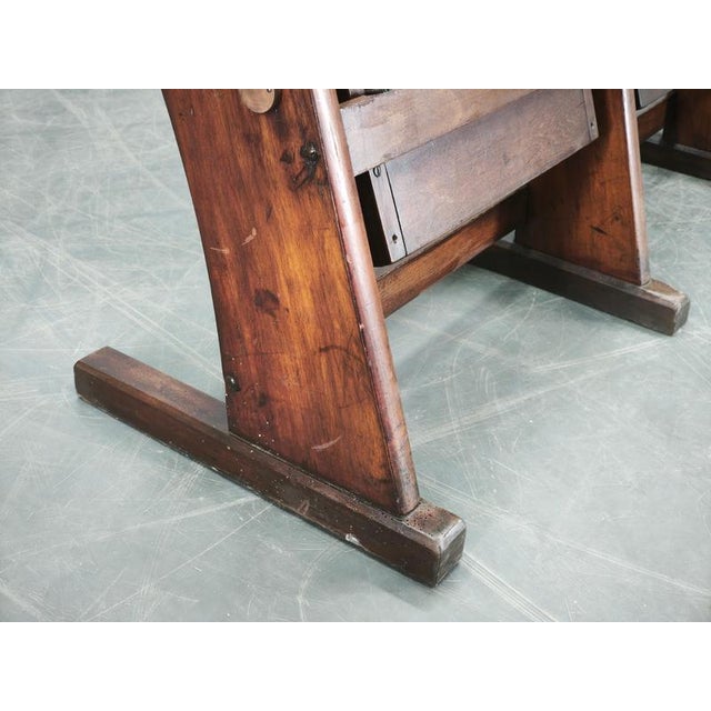 Gold Czechoslovak 3-Seater Cinema Bench, 1920s For Sale - Image 8 of 18