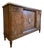 Antique Louis XVI Burr and Elm Cabinet with Marble Top, 1890s For Sale