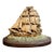 Antique Judd Co Cjo 1286 Cast Iron Sailing Ship Doorstop American Flag Painted For Sale