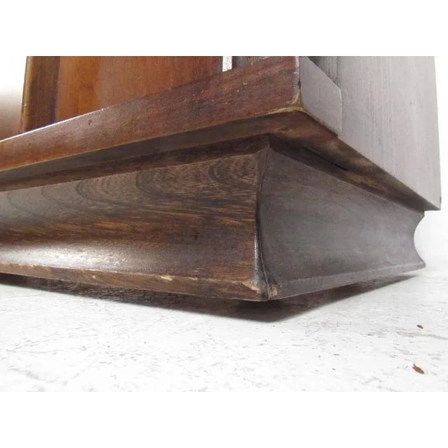 Kent Coffey Mid-Century Walnut Perspecta Style Dresser For Sale - Image 4 of 11