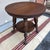 Antique Quartersawn Oak Round Tabouret Table With Glass Ball & Claw Feet For Sale - Image 12 of 18