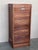 Mid-Century Modern Early 20th Century Filing Cabinet with One Roller Louver Door & Five Shelves For Sale - Image 3 of 18