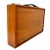 Offered is a 1970s teak wood briefcase with all the bells and whistles. It appears to have been custom-made as there are...