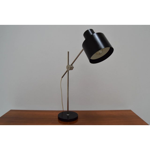 Industrial Adjustable Desk Lamp by Jan Suchan for Elektrosvit, 1960s For Sale - Image 4 of 13