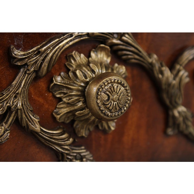 Brown Theodore Alexander 2 Tier Rams Head Demilune Console For Sale - Image 8 of 18