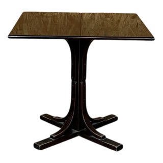 Bentwood Square Café Table, 1980s For Sale