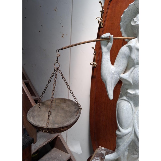 Unknown, Statue, 1890s, Ceramic and Wood, in Good conditions. Designed 1890 to 1919