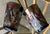 Circa 1969 St. Clair Glass Inverted Fan & Feather Carnival Reproduction Iridescent Glass Tumblers – A Pair For Sale - Image 13 of 18