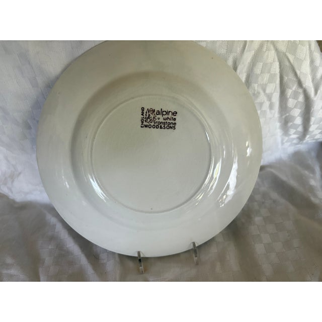 Ceramic Period 1930s Wood & Sons Alpine Ironstone Fox Hunt Themed Plate For Sale - Image 7 of 10