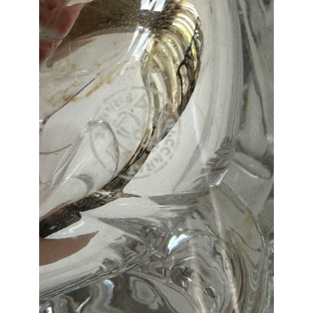 Glass Baccarat Clear Crystal "Govern" 9" Heigh Vase Signed Rrigot For Sale - Image 7 of 9