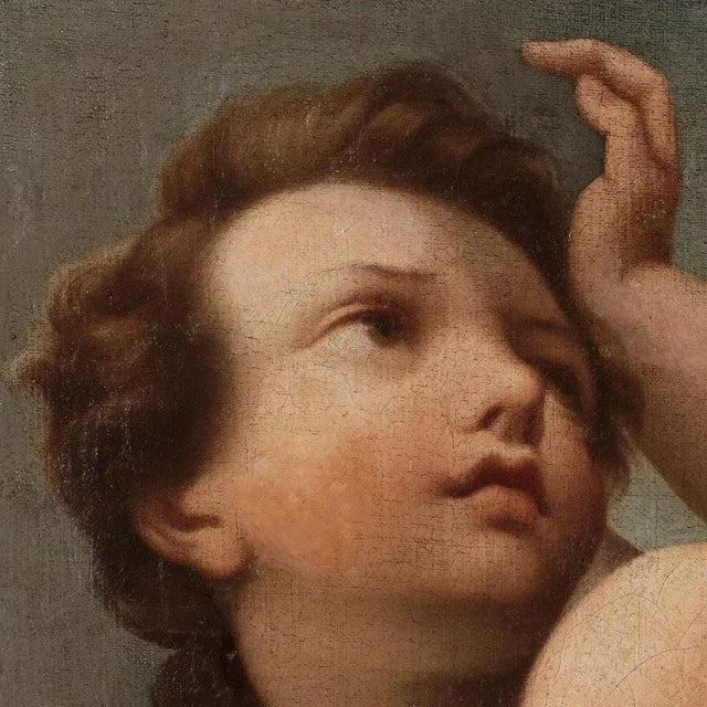 17th-Century Painting of Putti Playing With a Ball For Sale - Image 4 of 13
