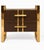 Wood Chocolate Brown Glass Bedside Cabinets with Brass Frames from Justfurnituress SRL, Set of 2 For Sale - Image 7 of 10