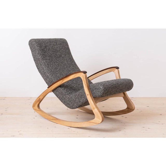 Mid-Century Modern Rocking Chair, 1950s For Sale - Image 5 of 14