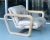 1985 Modernist Rattan Pencil Reed Lounge Chair For Sale - Image 9 of 12