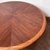 Mid-Century Modern Lane Perception Round Walnut Coffee Table For Sale - Image 3 of 7