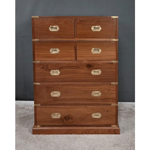 20th Century Teak Marine Chest of Drawers, India For Sale - Image 6 of 18