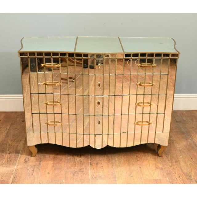 Art Deco Mirrored Chest Drawers, 1930s For Sale - Image 4 of 8