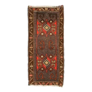 Decorative Vintage Mini Rug For Sale