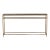 Juniper Marble & Brass Console Table For Sale