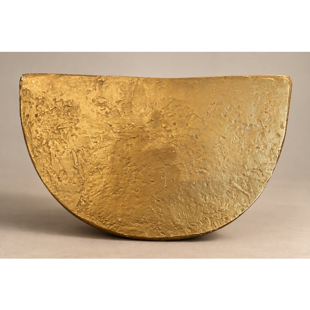 Chinoiserie Vintage Pineapple Gilt Finish Gold Shelf Bracket For Sale - Image 3 of 7