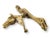 Late 19th Century Antique English Brass Horse Doorknocker For Sale - Image 5 of 5