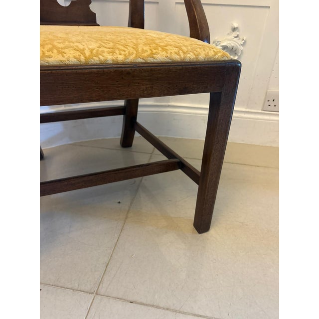Antique English Victorian Mahogany Carver Dining Chairs, 1880s, Set of 8 For Sale - Image 12 of 18