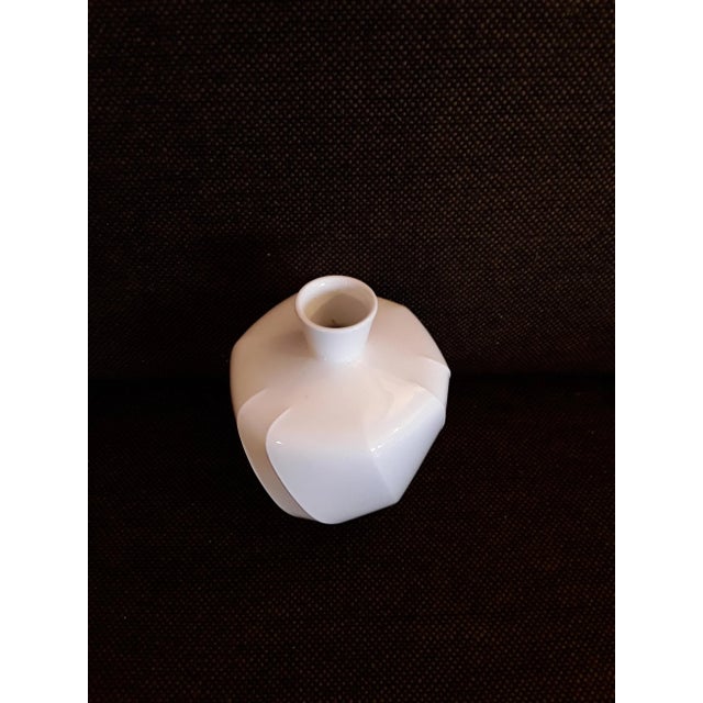 Small Vintage Ribbed Vase from KPM Berlin, 1970s For Sale - Image 3 of 5