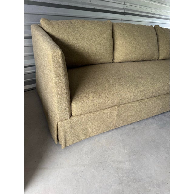 Lee Industries 3381-03 Bench Seat Sofa in Decker Sage For Sale In Greenville, SC - Image 6 of 10