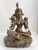 Large bronze statue of Green Tara, a revered figure in Buddhism, particularly in Tibetan, Nepalese and Mongolian...