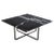 Black Marquina Marble and Black Steel Medium Ninety Table by OxDenmarq For Sale