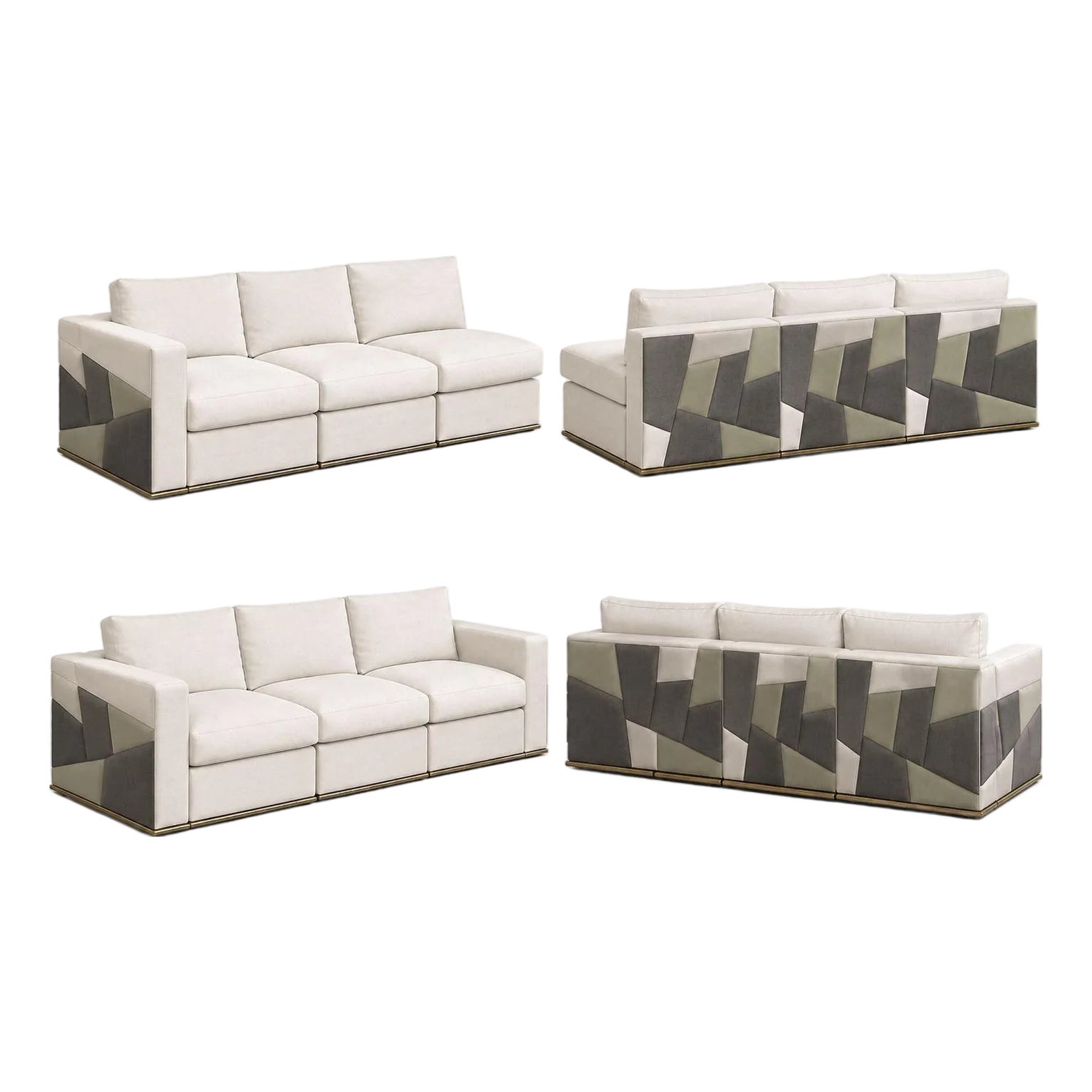 Pair of Nathan Anthony “Haus” Custom Sofas. u.s.a. 21st Century | Chairish