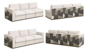 Pair of Nathan Anthony “Haus” Custom Sofas. u.s.a. 21st Century