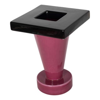Postmodern Fred Vase attributed to Marco Zanini for Bitossi / Flavia, Italy, 1980s For Sale