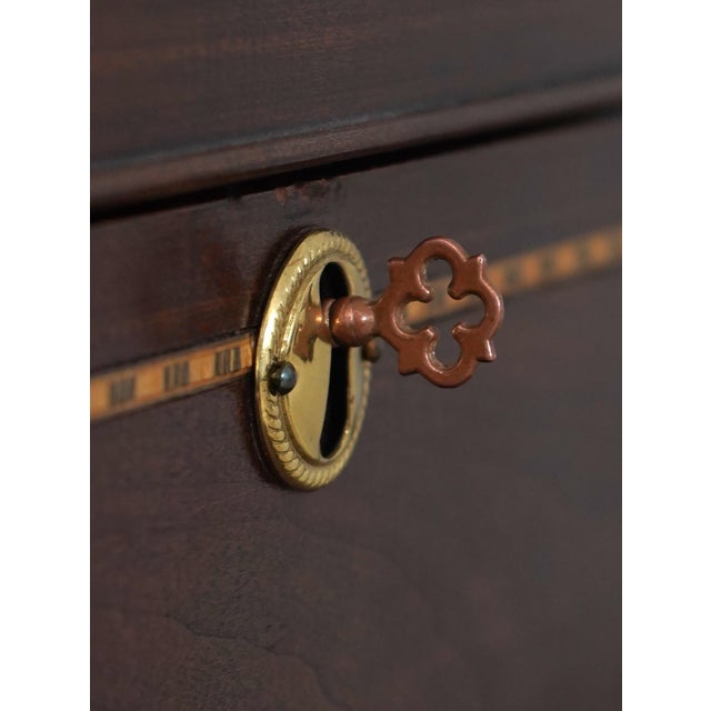 Bartley Inlaid Cherry Decanter Box Set For Sale In Philadelphia - Image 6 of 14