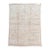 Large Moroccan Beni M’rirt Rug 7'10" X 11'6" – Luxury Handwoven Wool Carpet, Minimalist Cream High-End Design For Sale