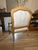 Antique White Chamberry Rare Designer Century Furniture French Styley Armchairs (Pair) – Vintage For Sale - Image 8 of 12